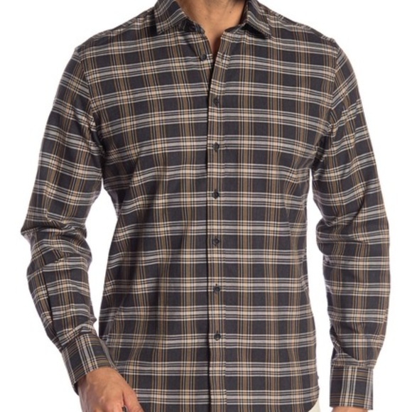 Toscano Other - NWT-Toscano Checkered Long Sleeve Regular Fit Spor